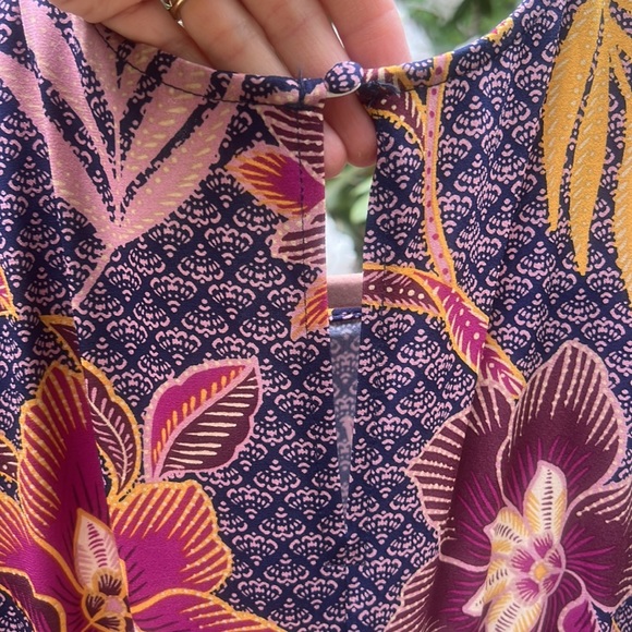 Stretchy Floral/Botanical Print Dress - Picture 8 of 15
